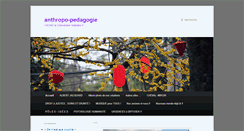 Desktop Screenshot of anthropopedagogie.com